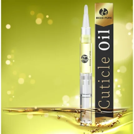 ECCO PURE Cuticle Oil Pen - Professional Manicure & Pedicure Accessory - Cuticle Softener & Nail Strengthener With Vitamin E